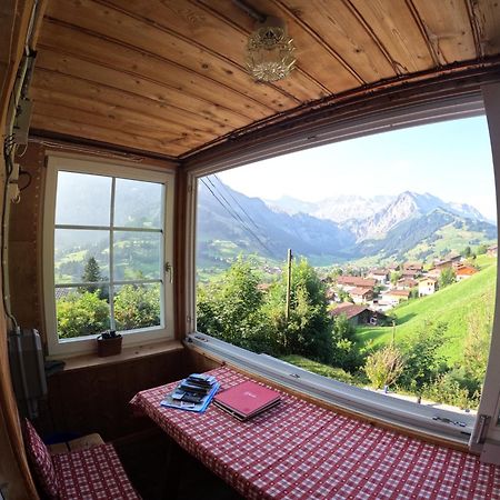Chalet Sonnenheim Mit Atemberaubender Aussicht Adelboden Exterior photo