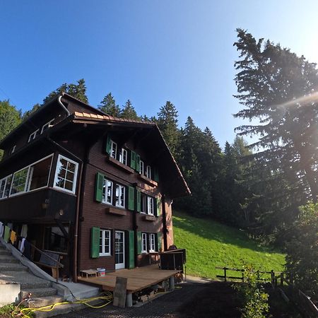Chalet Sonnenheim Mit Atemberaubender Aussicht Adelboden Exterior photo