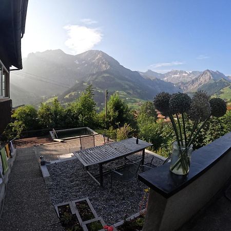Chalet Sonnenheim Mit Atemberaubender Aussicht Adelboden Exterior photo