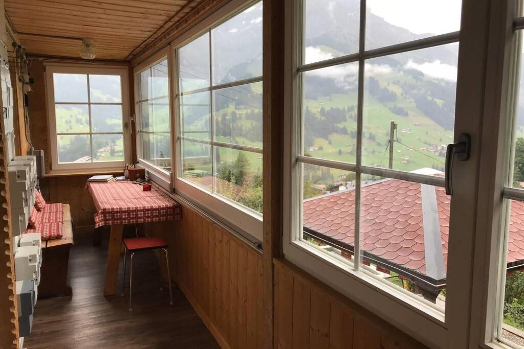 Chalet Sonnenheim Mit Atemberaubender Aussicht Adelboden Exterior photo