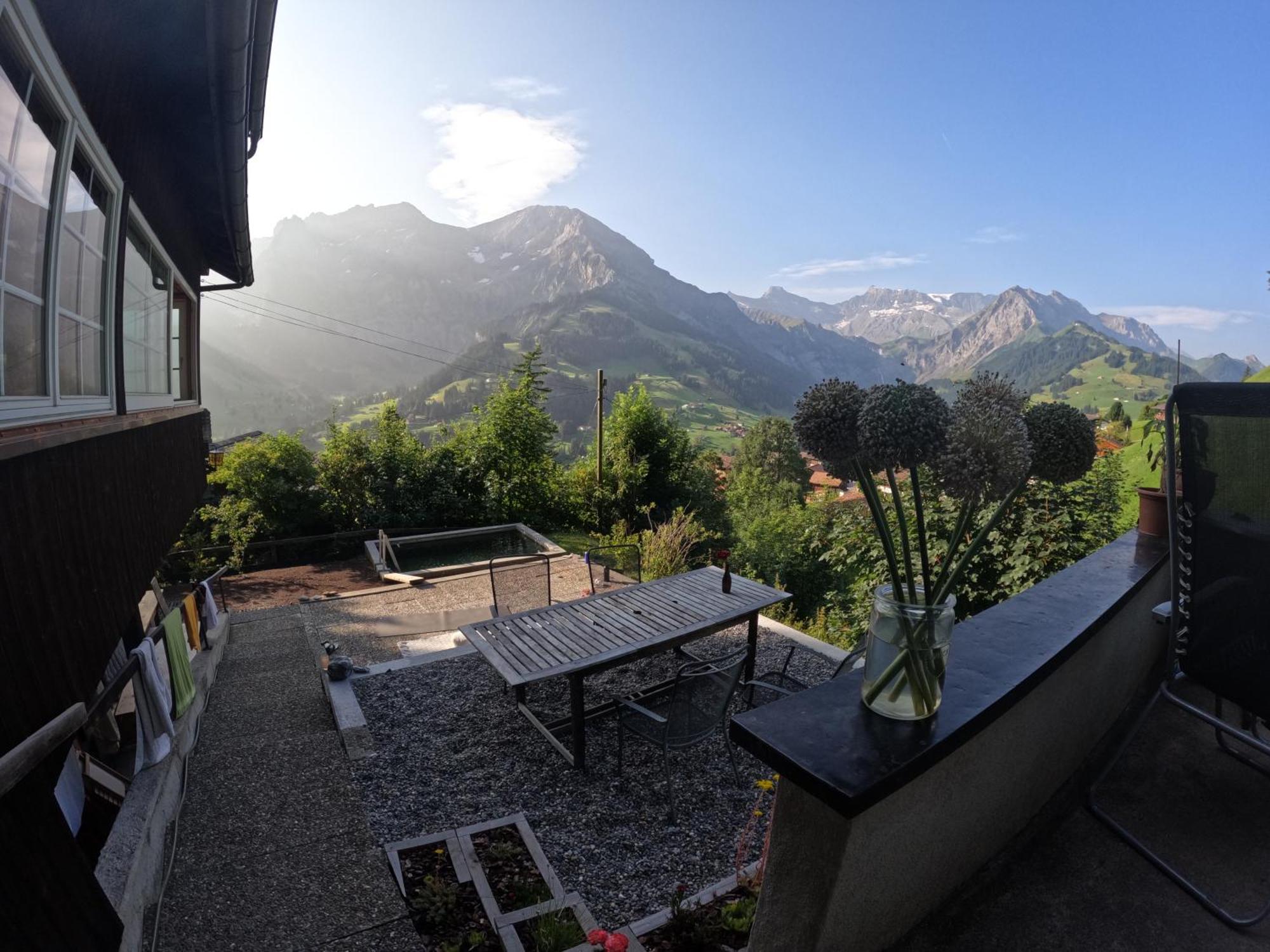Chalet Sonnenheim Mit Atemberaubender Aussicht Adelboden Exterior photo